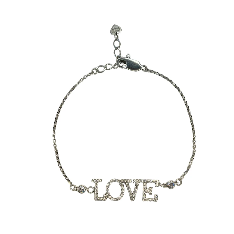 دستبند زنجیری نقره زنانه مدل لاونگینی